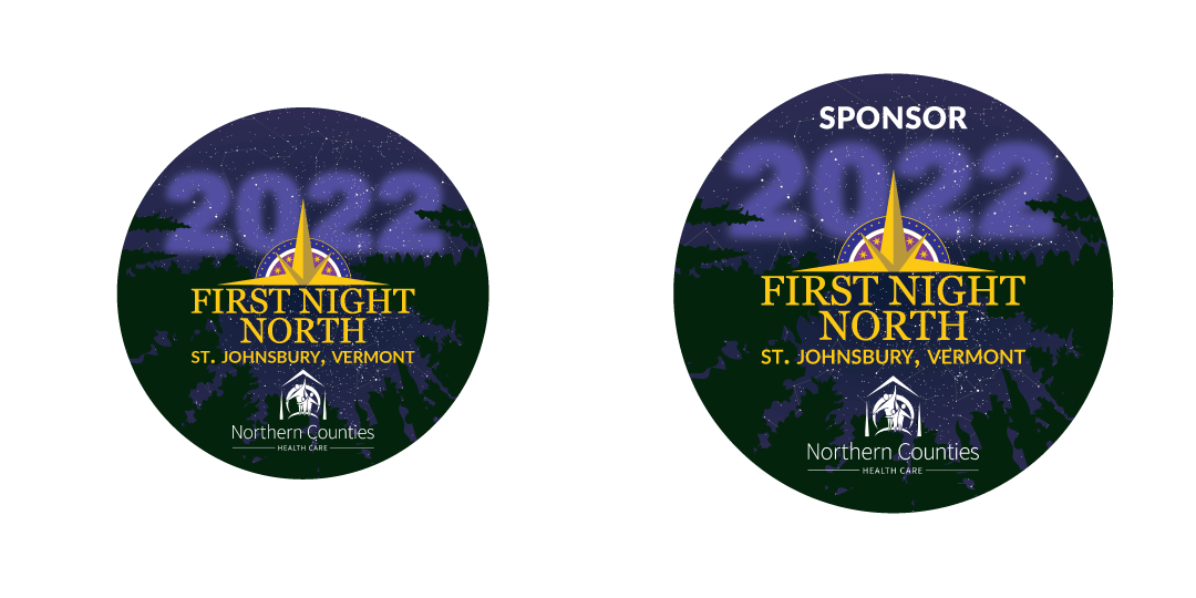 2022 First Night North Buttons